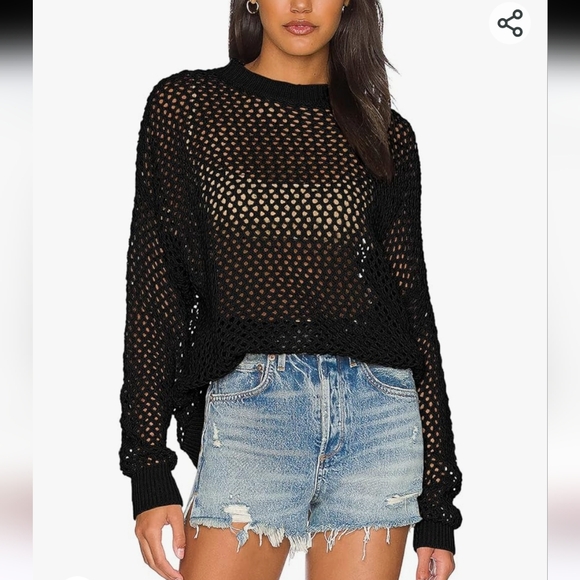 Hooked Up by IOT Tops - LS Knit Top